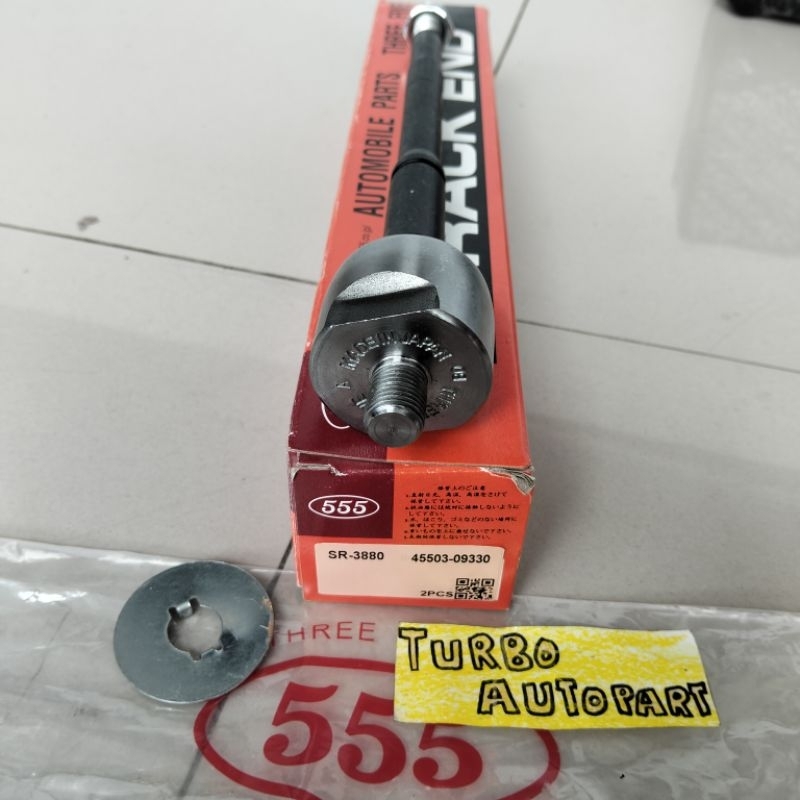 RACK END LONG TIE ROD FORTUNER/HILUX DC 4X4/INNOVA OLD/INNOVA REBOND 555 MADE IN JAPAN ORIGINAL HARG