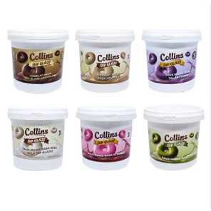 

Collins Dip Glaze 5kg Varian Rasa Lengkap