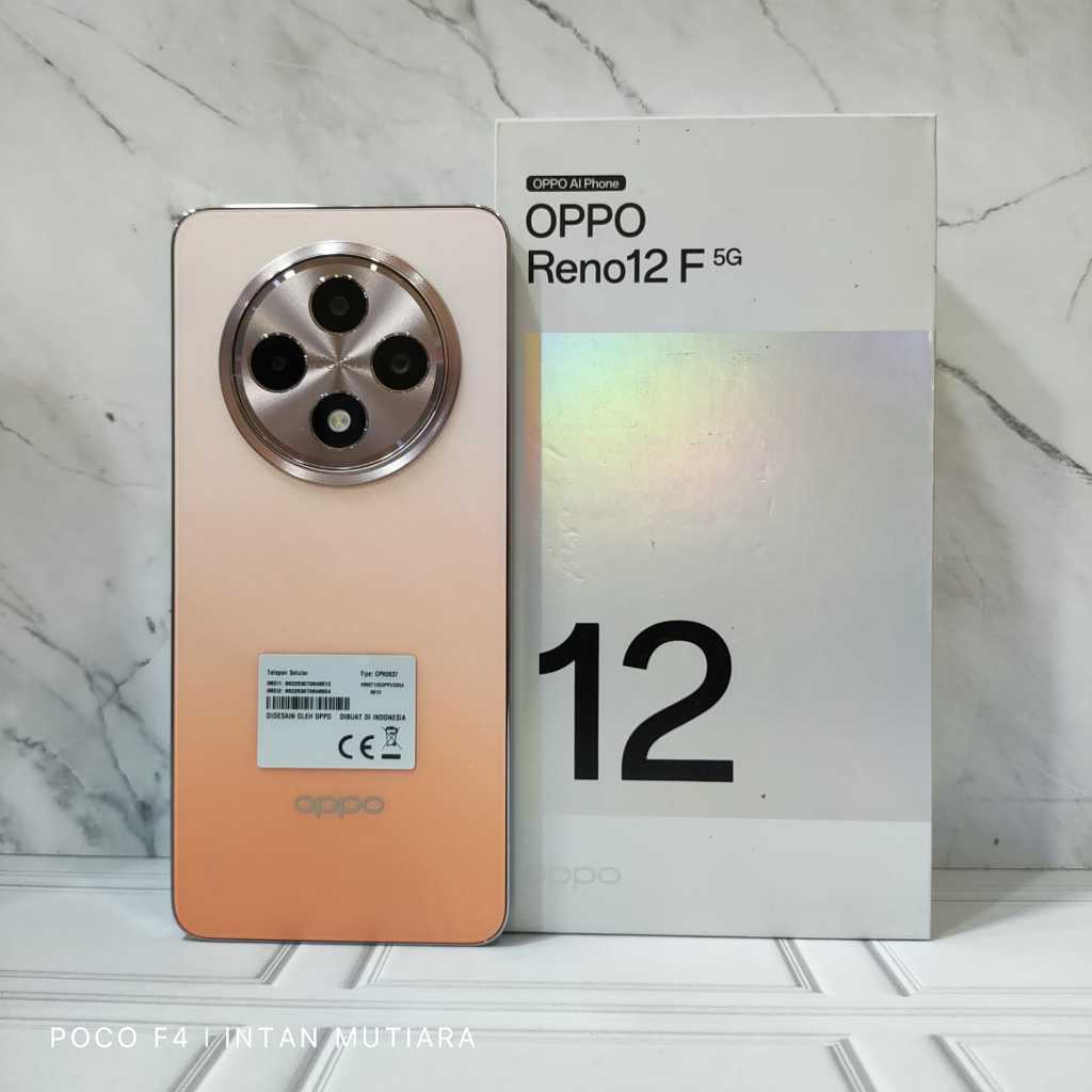 Oppo Reno 12F 5G Ram 12GB Rom 256GB I Ram 12GB Rom 512GB ( SECOND )