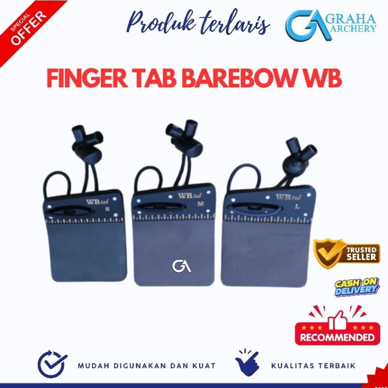 FINGER TAB BAREBOW WB | PELINDUNG JARI ALAT PANAHAN