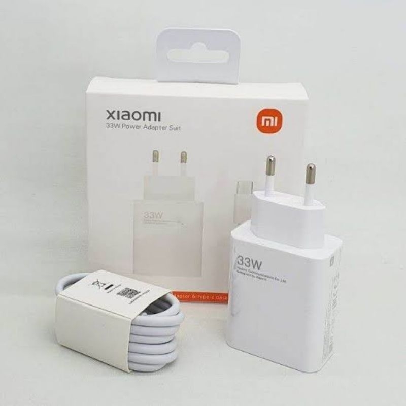 Charger Xiaomi 33W Fast Charging Type C ORIGINAL CHARGER XIAOMI 33Watt