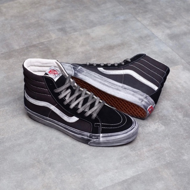 VAULT OG SK8-HI LX STRESSED BLACK