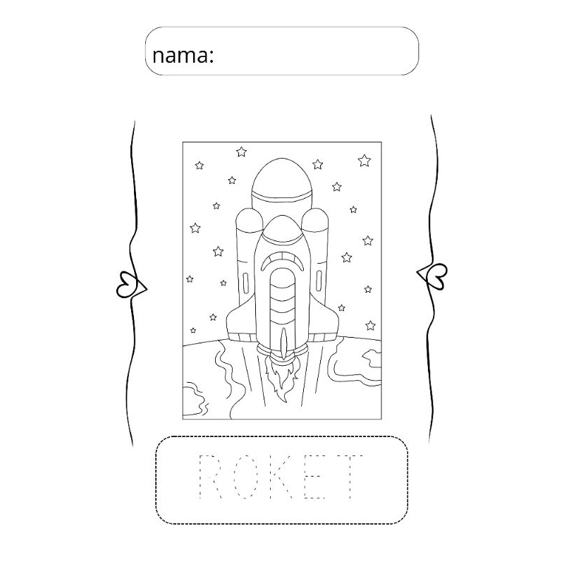 

kertas mewarnai dan menebalkan huruf