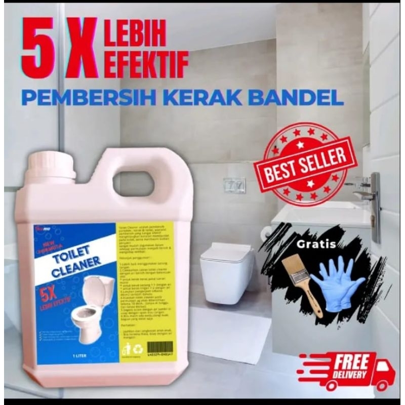 Toilet cleaner tanpa HCL membersihkan lantai dan toilet kamar mandi lebih bersih dan hemat bisa cod