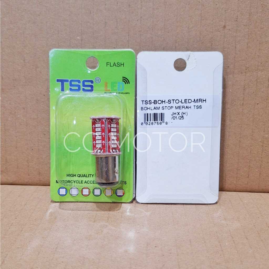 MURAH Bohlam Rem LED / Bohlam Stop / Lampu Rem Motor LED Warna Merah