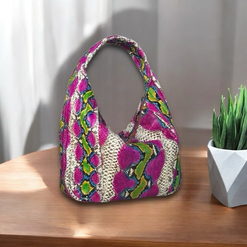 Tas Kulit Ular Piton Asli Wanita HOBOO BAG PHYTON ORIGINAL