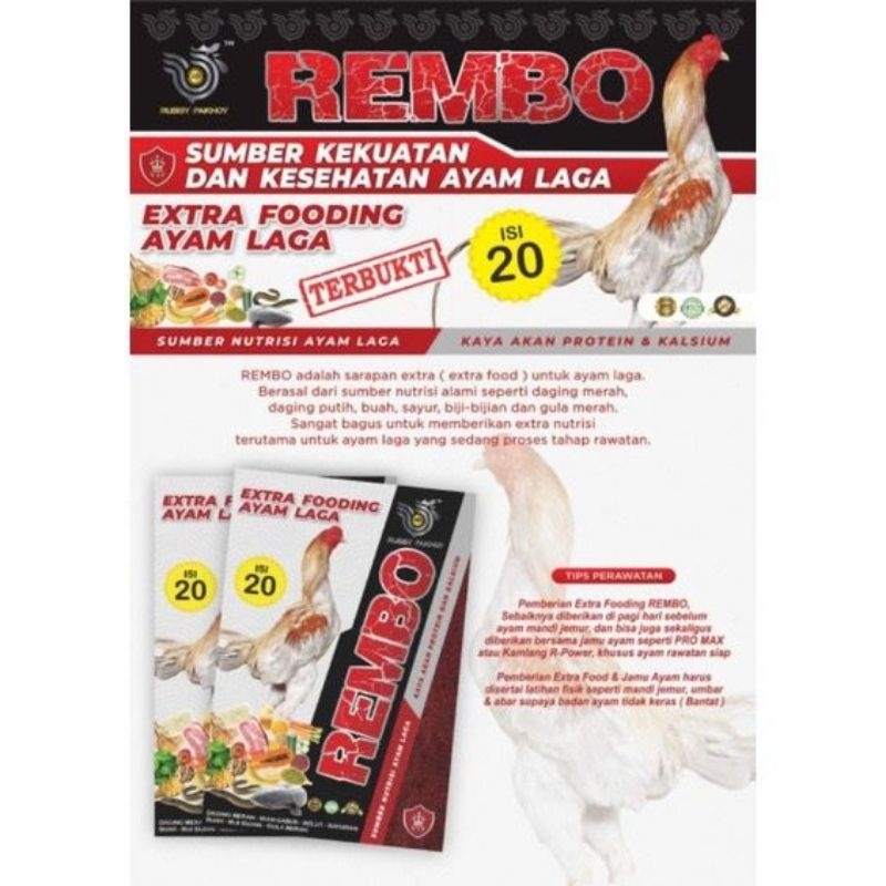 Rembo Extra Fooding Ayam Laga