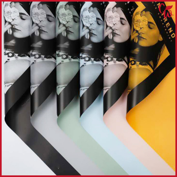 

Kertas Buket Bunga Cellophane Flower Wrapping Paper Waterproof Motif Koran Ecer Lembaran KB6014