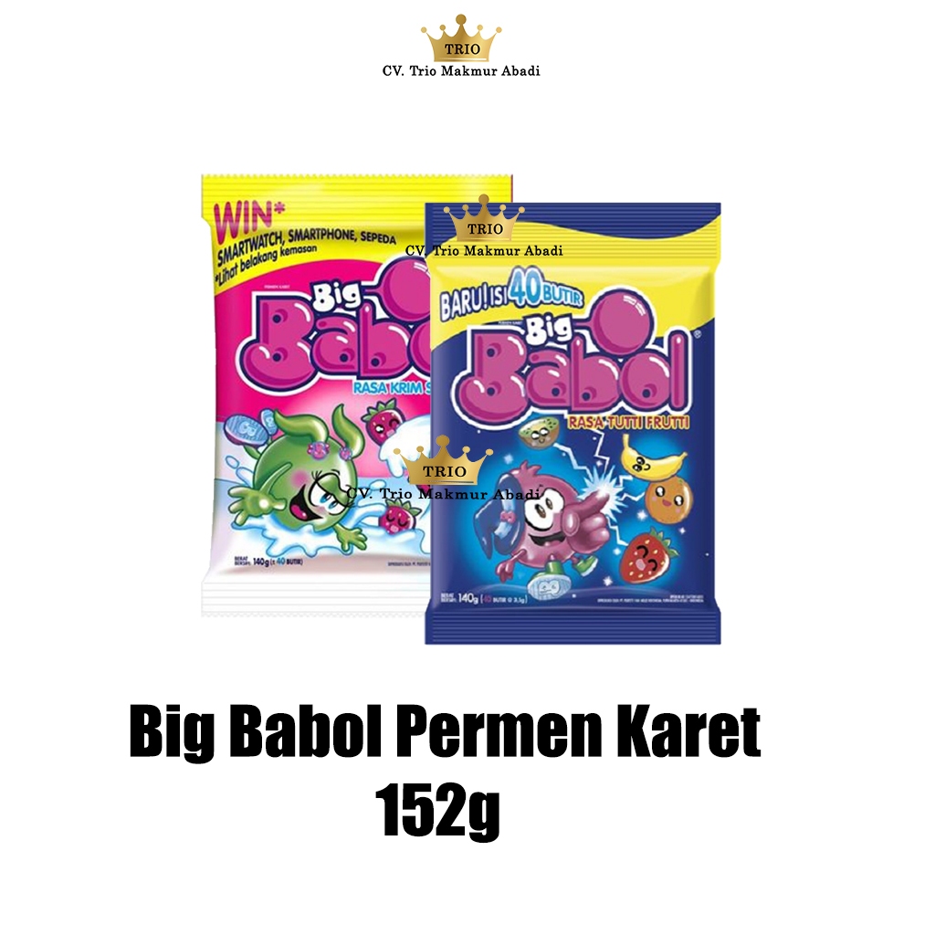 

Permen Karet Big Babol 140g