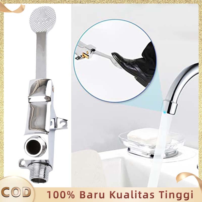 Kran Injak Kaki Injak Keran Wastafel Pedal Kran Wastafel Injak