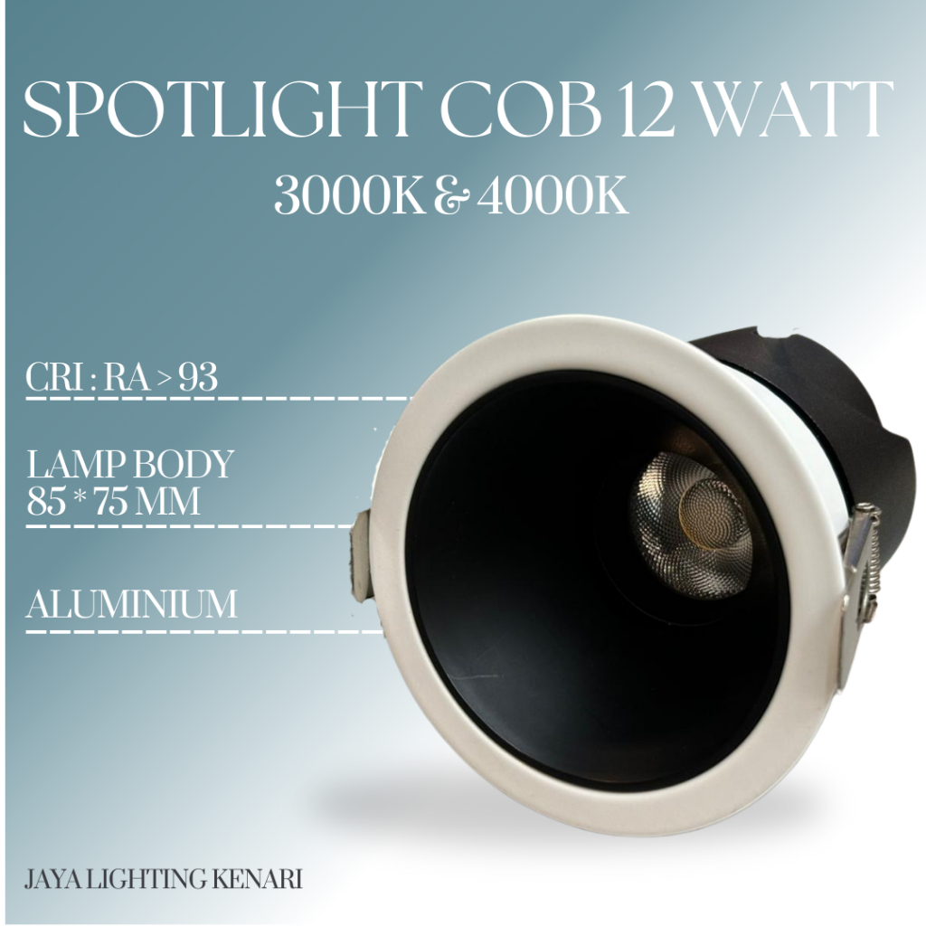 Lampu Sorot LED Spotlight Plafon 12 Watt Lifud Lampu Spotlight Plafon 12W