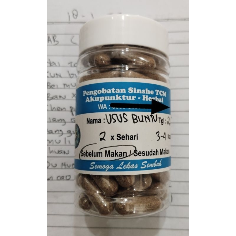 

Jamu herba Usus buntu Racikan sinshe