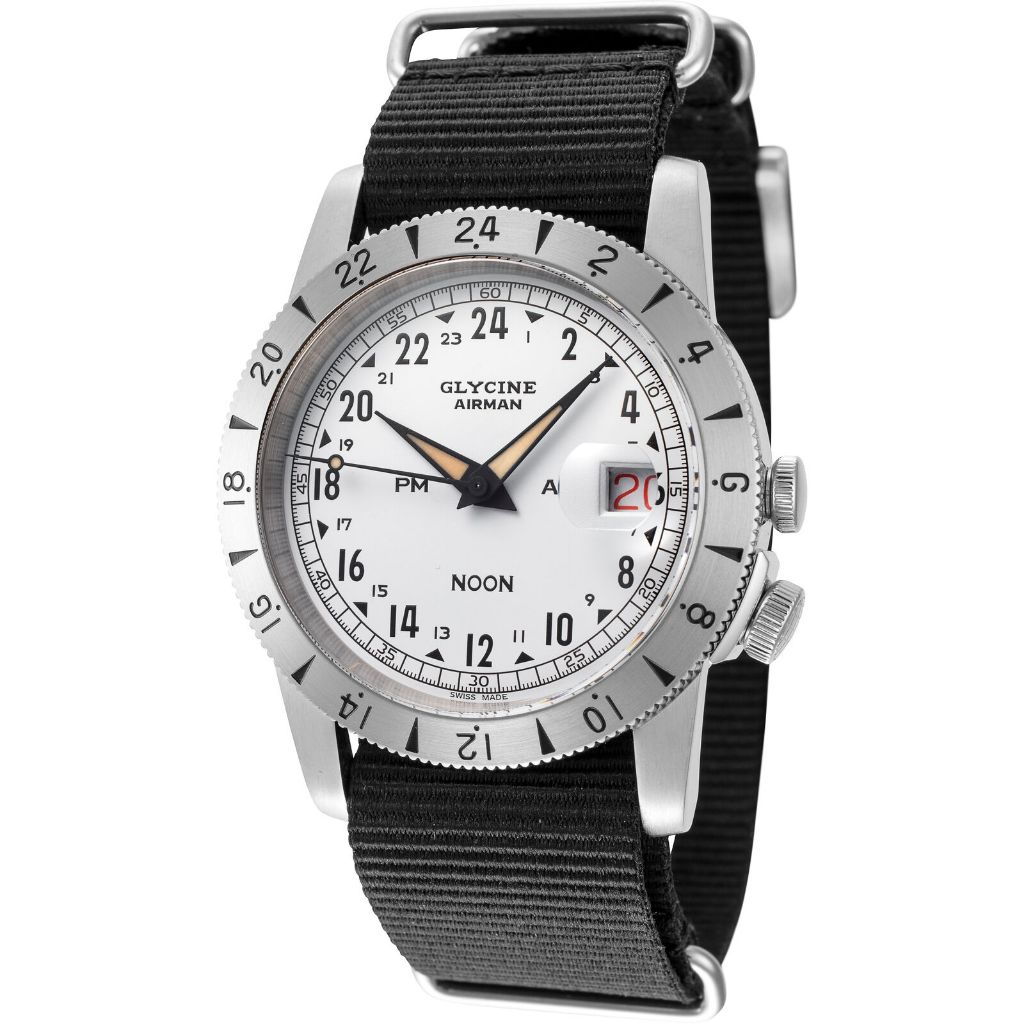 Glycine GL0376 Airman Vintage Noon 40mm Automatic Watch