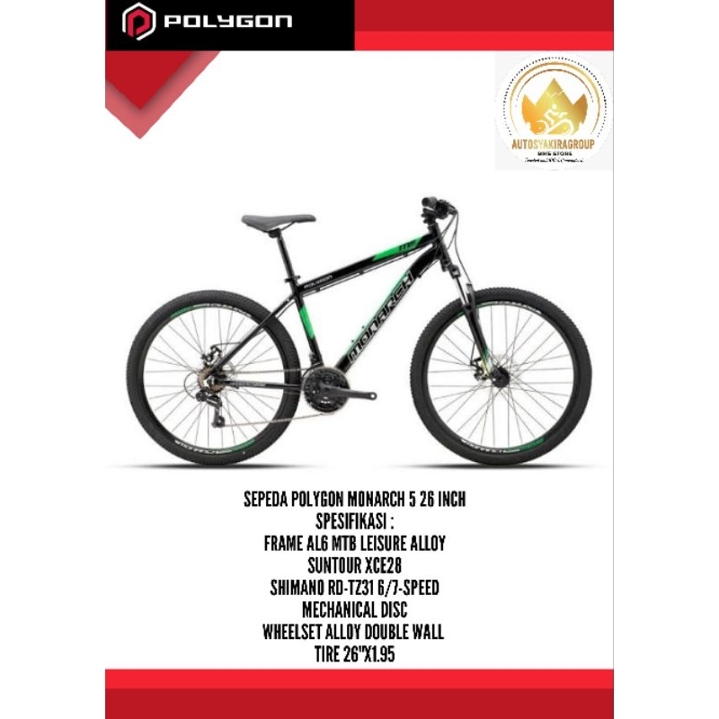 Sepeda MTB Polygon Monarch 5 New Ready Siap Kirim