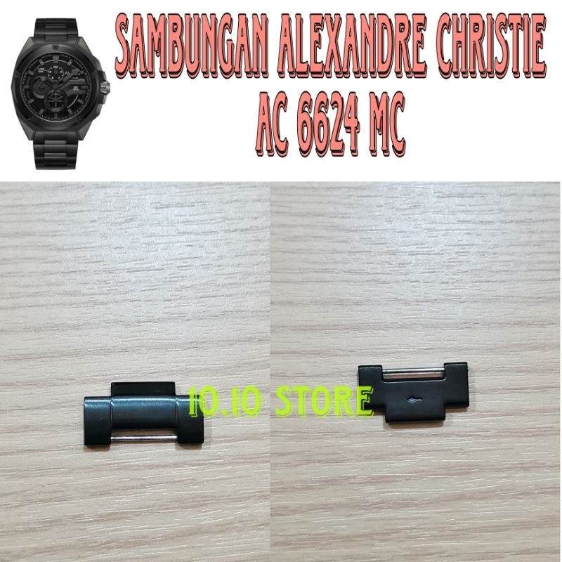 Sambungan Tali Rantai Jam Tangan Alexandre Christie AC 6624 mc