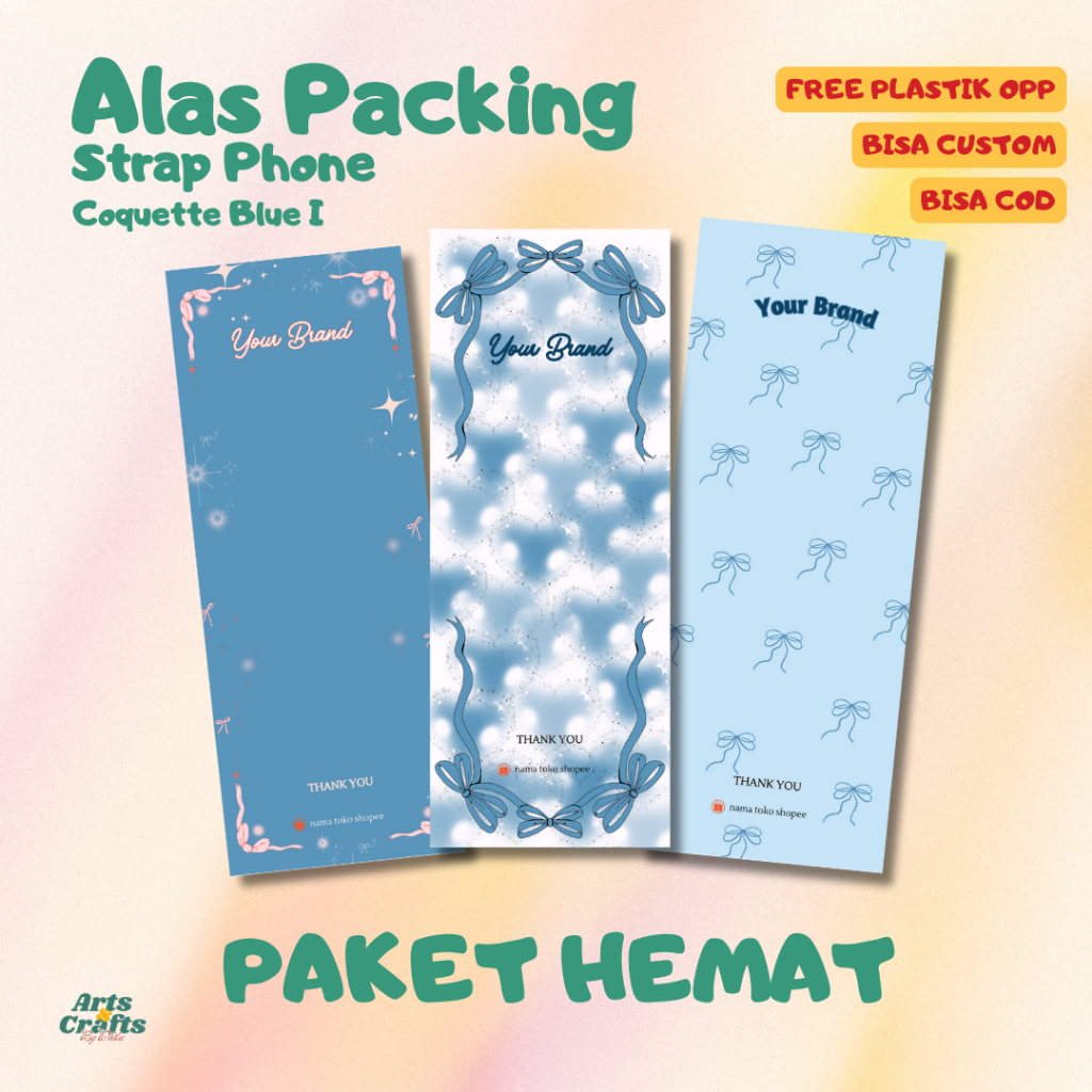 

PAKET HEMAT ALAS KERTAS PACKING AKSESORIS | STRAP HANDPHONE | SOUVENIR | COD | CUSTOM | PAPER AKSESORIS | CUTE PAPER | TAG KALUNG | TAG CINCIN | ALAS STREP PHONE