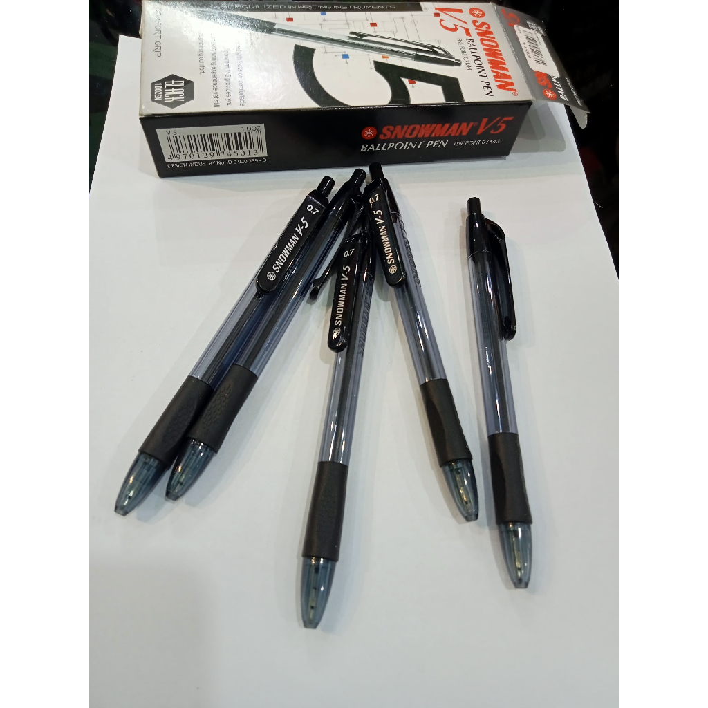 

Pulpen \ Ballpoint Pen Snowman V-5 0.7mm (minimal order 3 PCS)