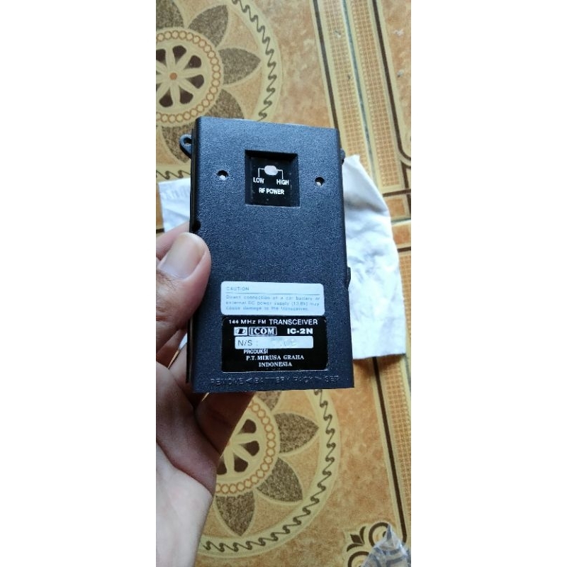 cover belakang icom 2N