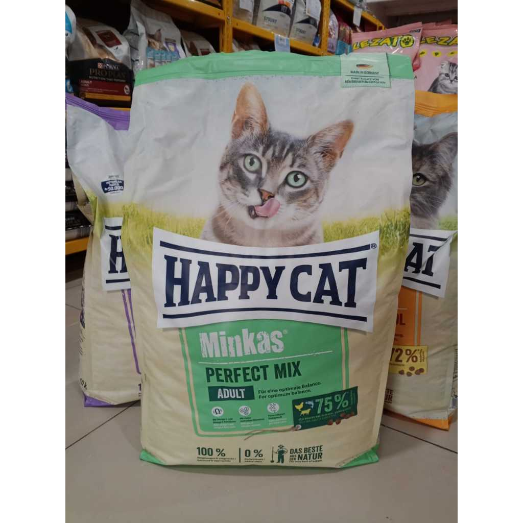 HAPPY CAT MINKAS PERFECT MIX 10KG FRASHPACK / CAT FOOD HAPPY CAT MINKAS MIX 10KG