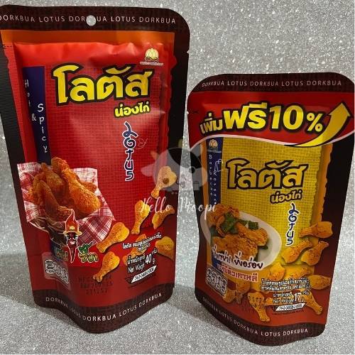 

LOTUS Chicken-Shaped Biscuits Barbecue Korean Flavor / Hot & Spicy Flavor / Snack Thailand Paha Ayam Spicy Pedas