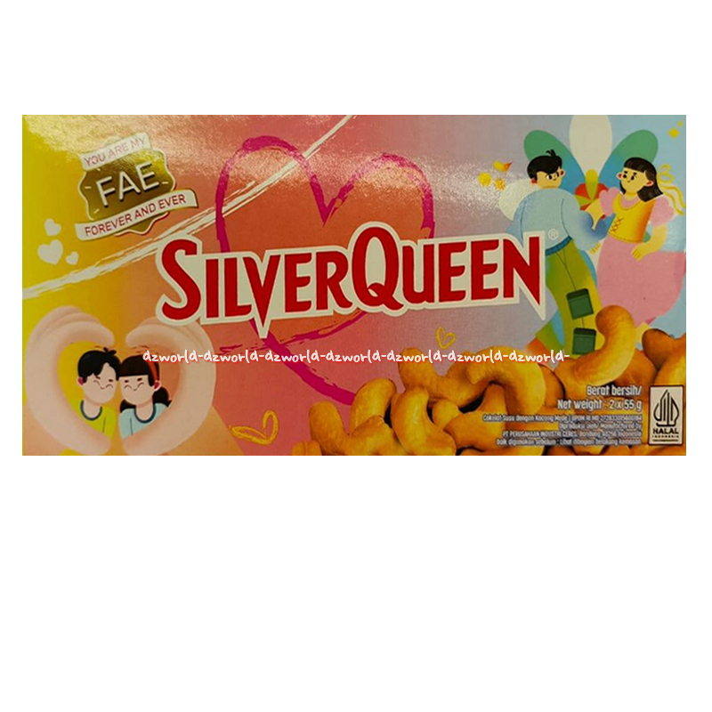 

Silverqueen 2x55gr Chocolate Coklat Silver Queen Edisi Valentine Edisi Kasih Sayang Cokelat Chocolate