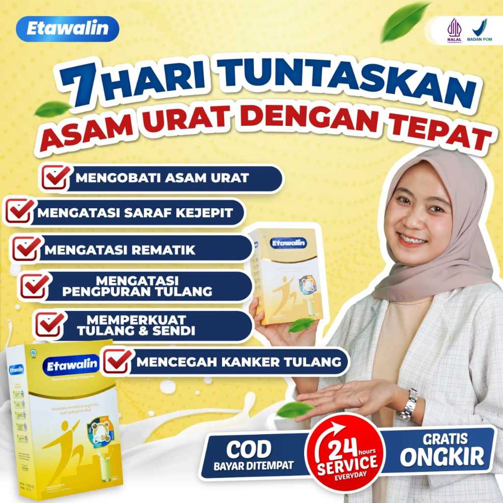 

PROMO HARI INI !!Susu Etawalin ETAWALIN Susu Kambing Etawa Premium Atasi Nyeri Sendi Tulang Original