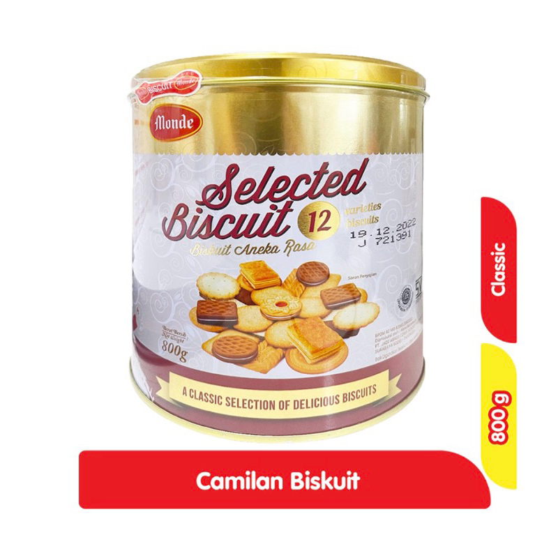 

MONDE SELECTED BISKUIT ASSORTED UK 800grm