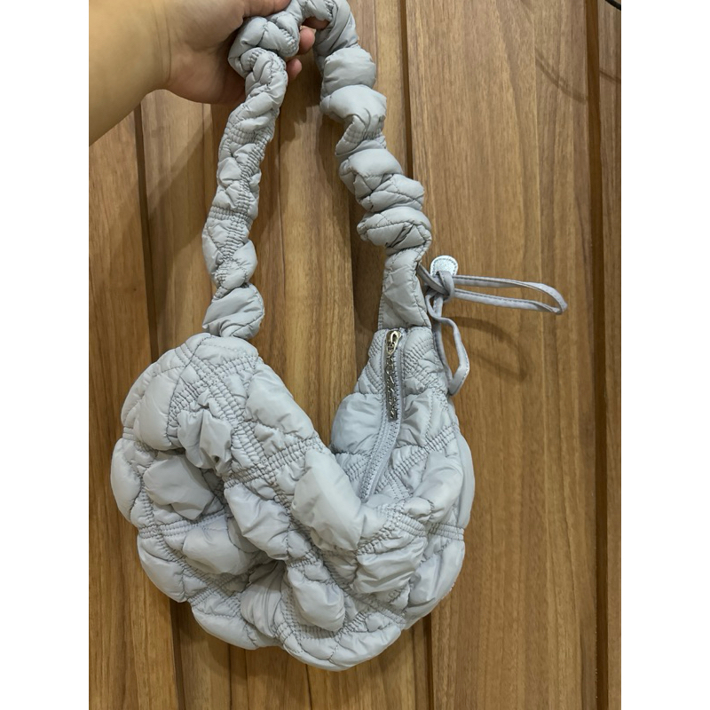 PRELOVED CARLYN COZY BAG MEDIUM - ASH BLUE