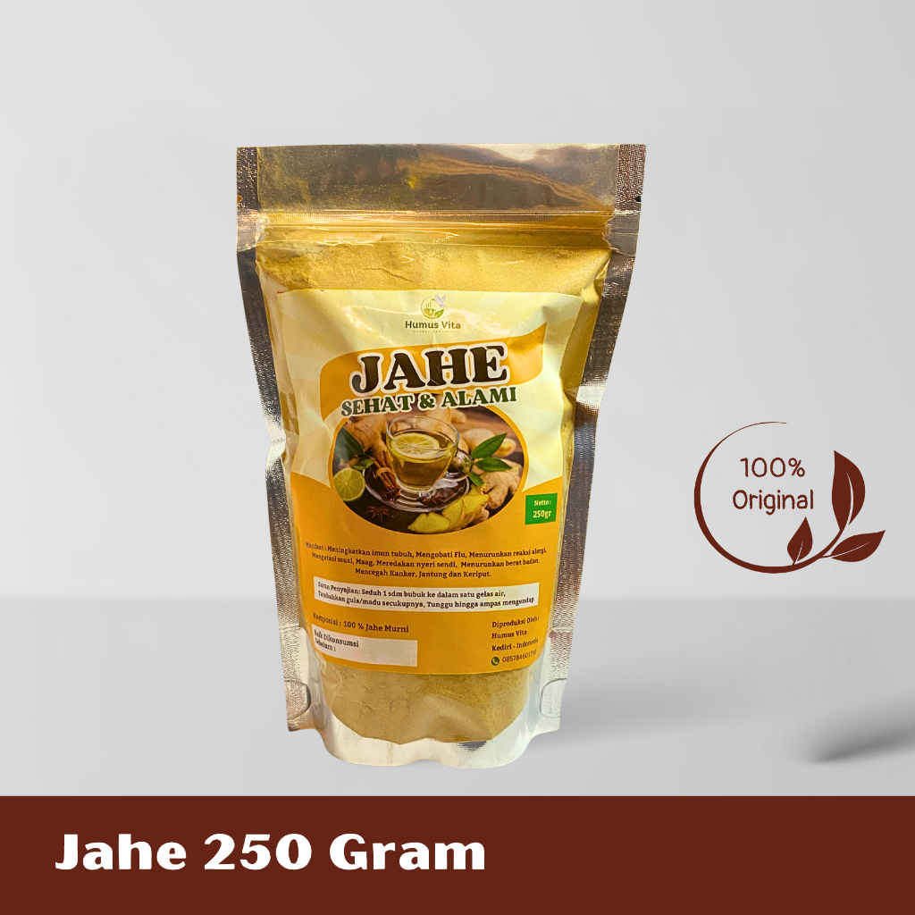

Jahe Bubuk Murni 250 Gram Tanpa Campuran