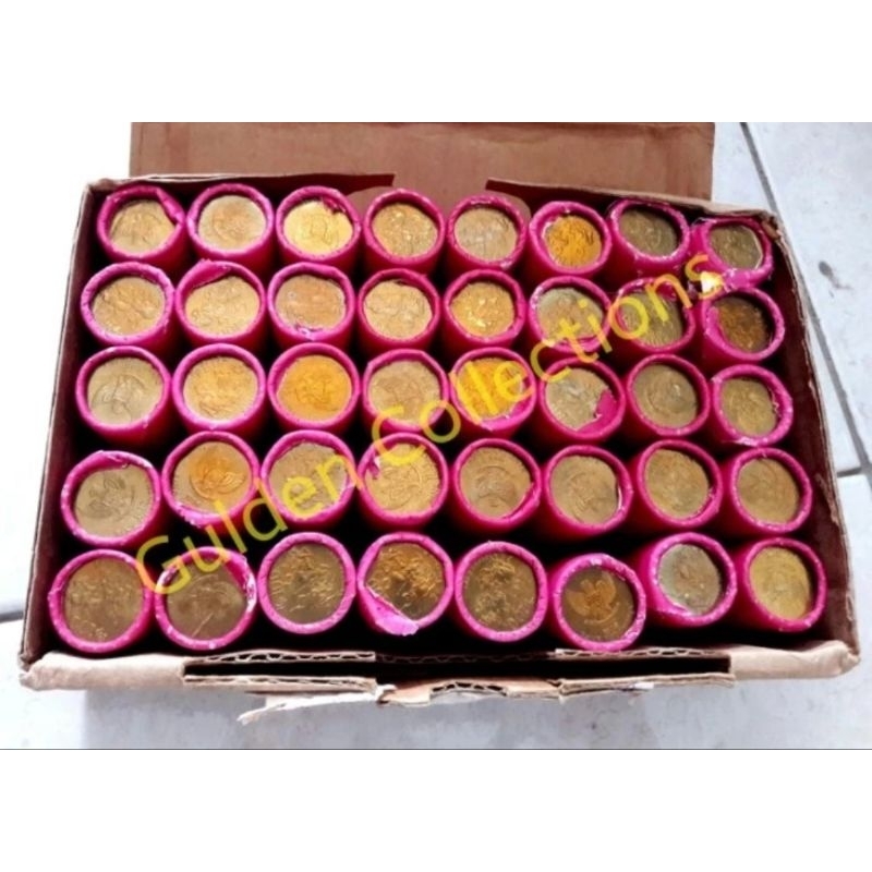 100 rupiah karapan sapi roll lustre emisi 1998