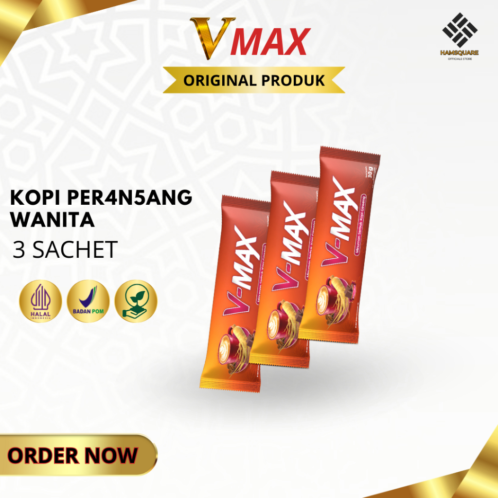 

KOPI VMAX Original Saset Ecer Penambah stamina Wanita Peransang hormon wanita pasti Sagne BPOM