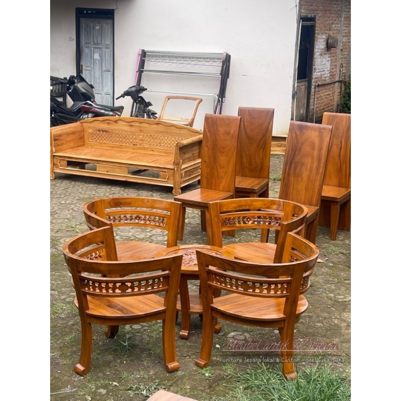 Kursi teras jati / kursi teras cantik
