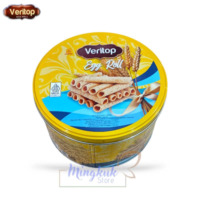 

Veritop Egg Roll 210gr Kaleng - Egg Roll Veritop Kaleng 210 gr