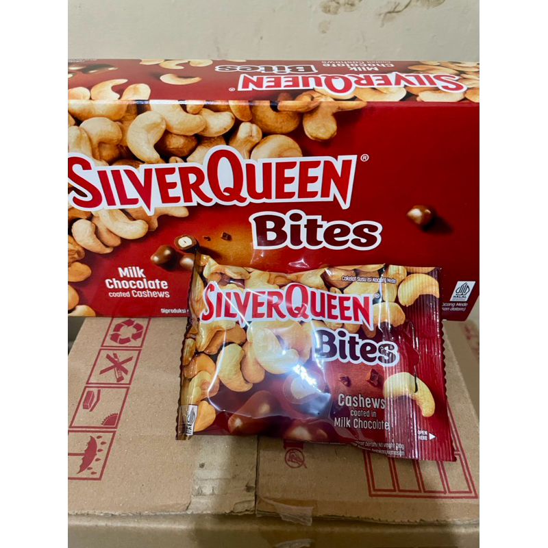 

SILVERQUEEN BITES ALMOND, MEDE, DARK CHOCOLATE 30gr 1Box