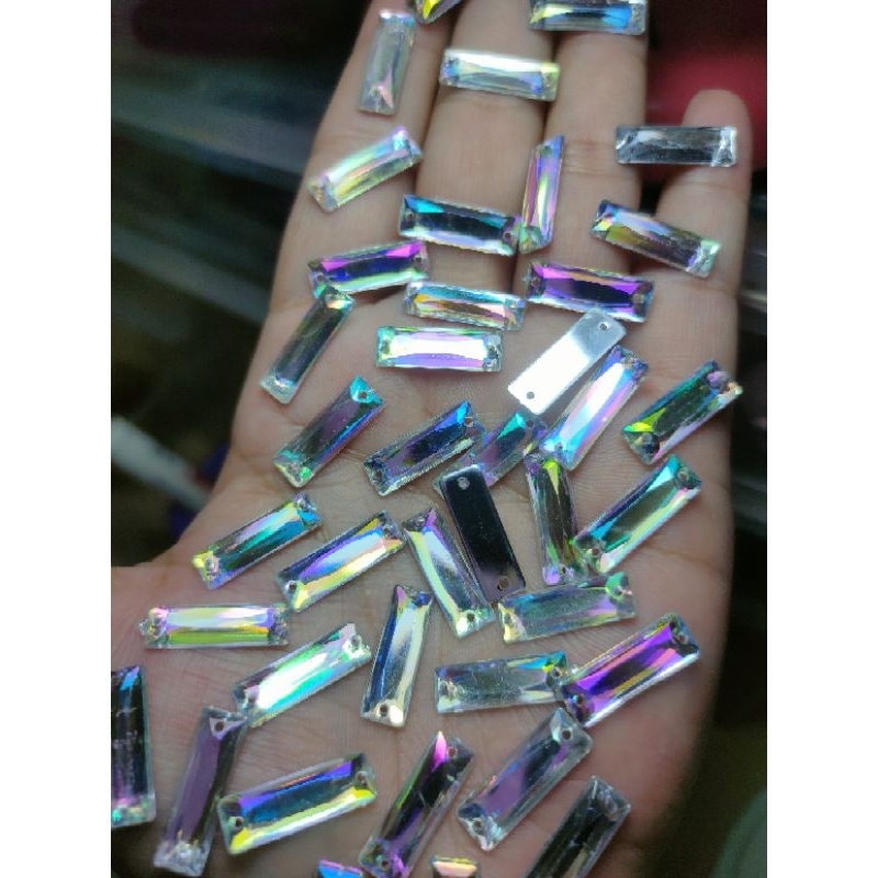 payet Diamond pelangi / payet pelangi / mote pelangi / payet aksesoris / payet baju