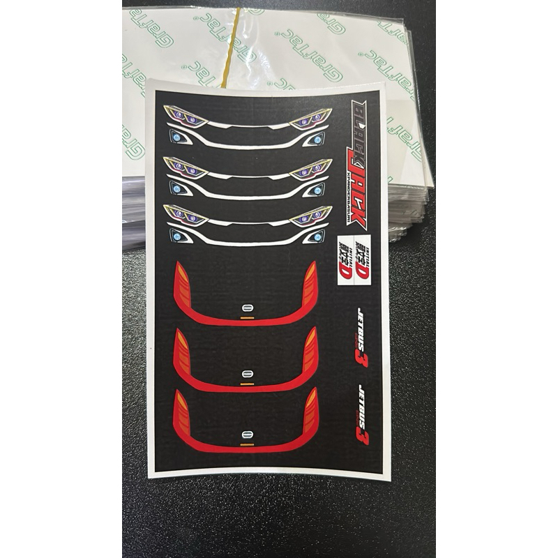 stiker miniatur aksesoris Jb3
