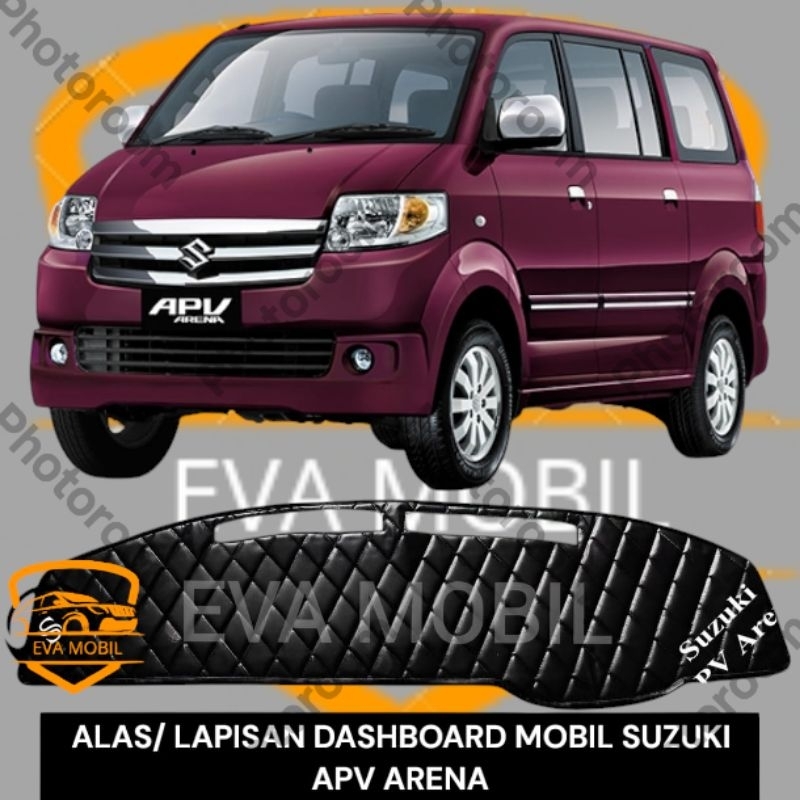 Cover Aksesoris Interior Alas/ Lapisan Pelindung Dashboard Mobil Suzuki APV Arena/ Bahan Kulit Sinte