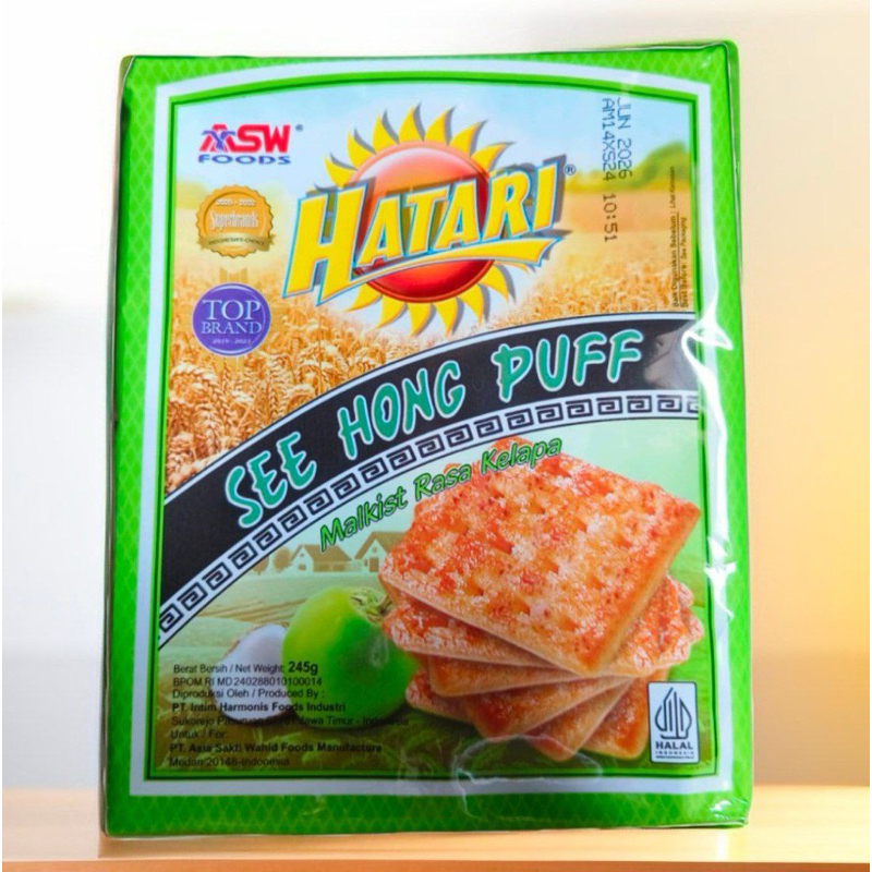 

(COD) HATARI Biskuit / ASW FOOD / Malkist Rasa Kelapa 245 gram