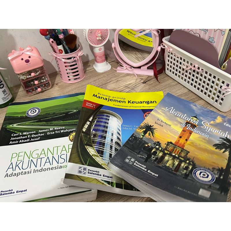 preloved buku Pengantar Akuntansi I, Manajemen Keuangan, Akuntansi Syariah, teknik-teknik statistika