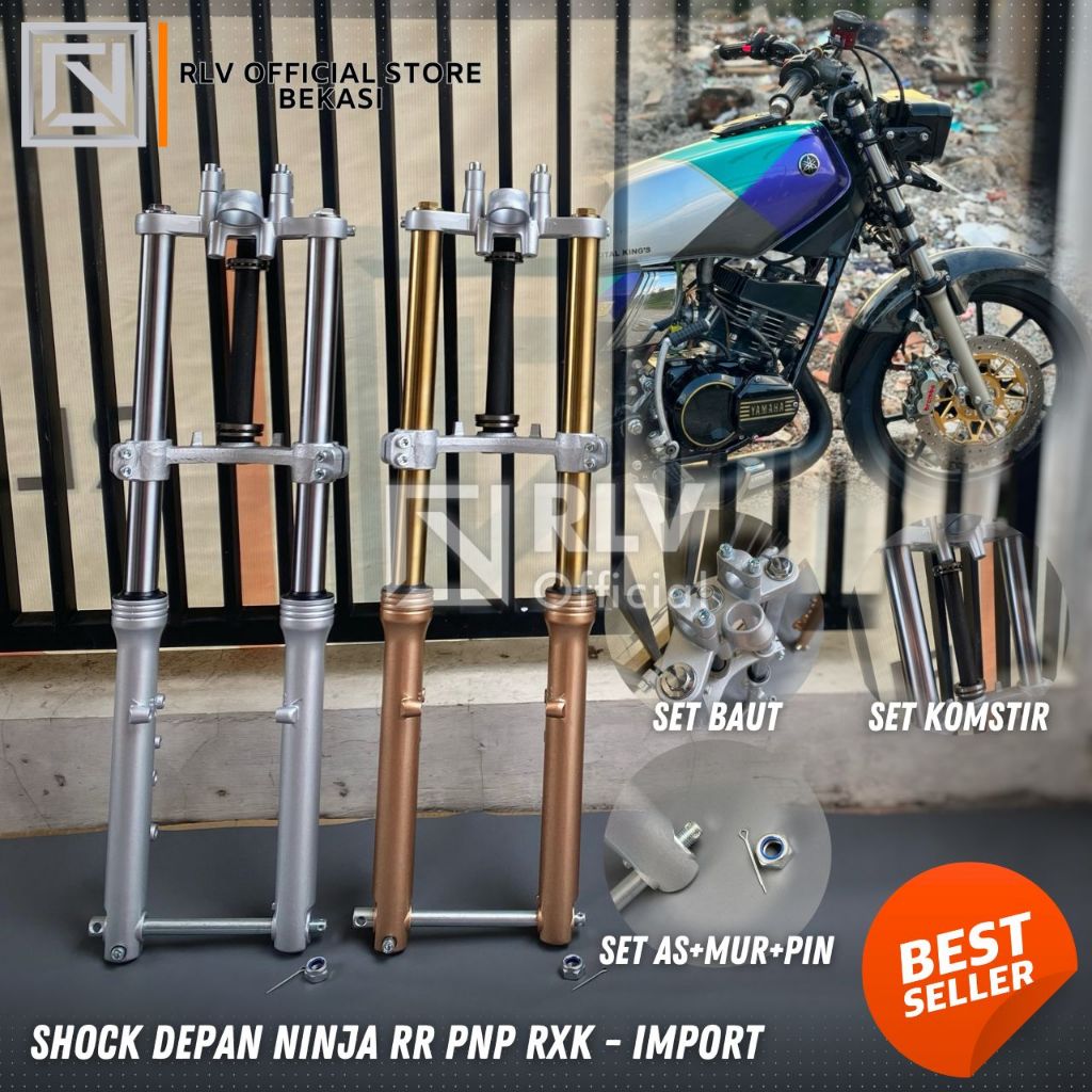 SOK SHOCK DEPAN ASSY NINJA PNP RX KING TINGGAL PASANG