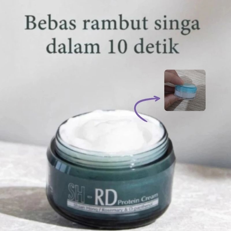 [SHARE IN JAR 5ml] SHRD PROTEIN CREAM MELURUSKAN RAMBUT SINGA