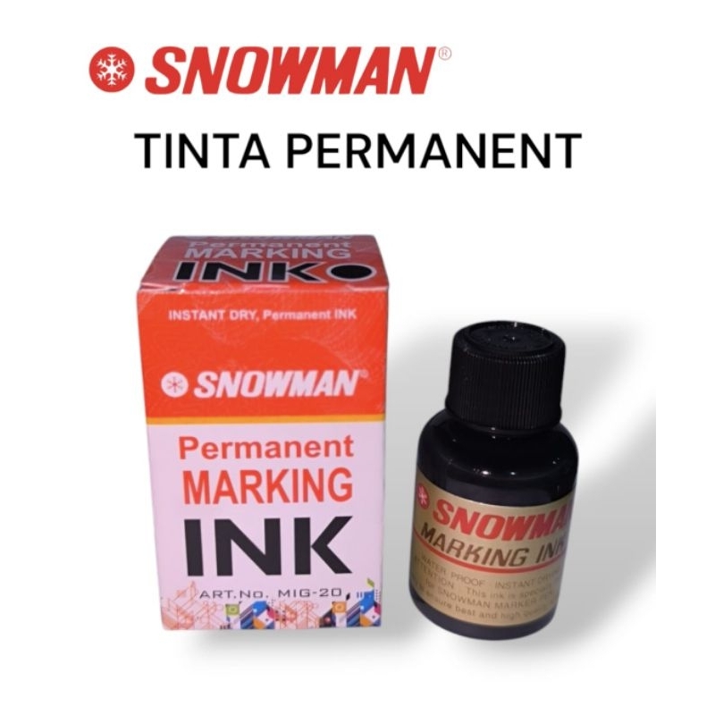 

SNOWMAN MARKER REFILL INK ISI SPIDOL PERMANENT (pcs)