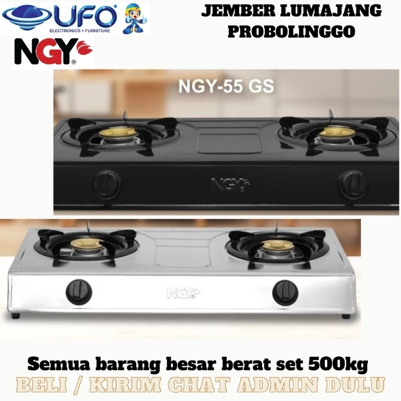 Promo kompor NAGOYA NGY55 Gas Stove Kompor Gas 2 Tungku