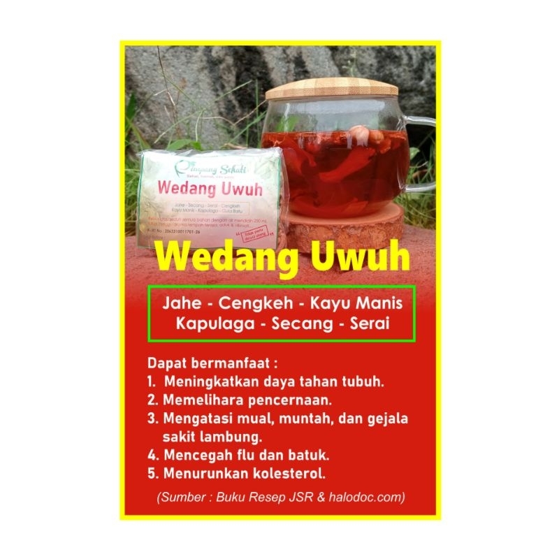 

Wedang Uwuh Khas Solo Dengan 5 Varian Rasa + Gula Batu Murni BY Rimpang Sehati