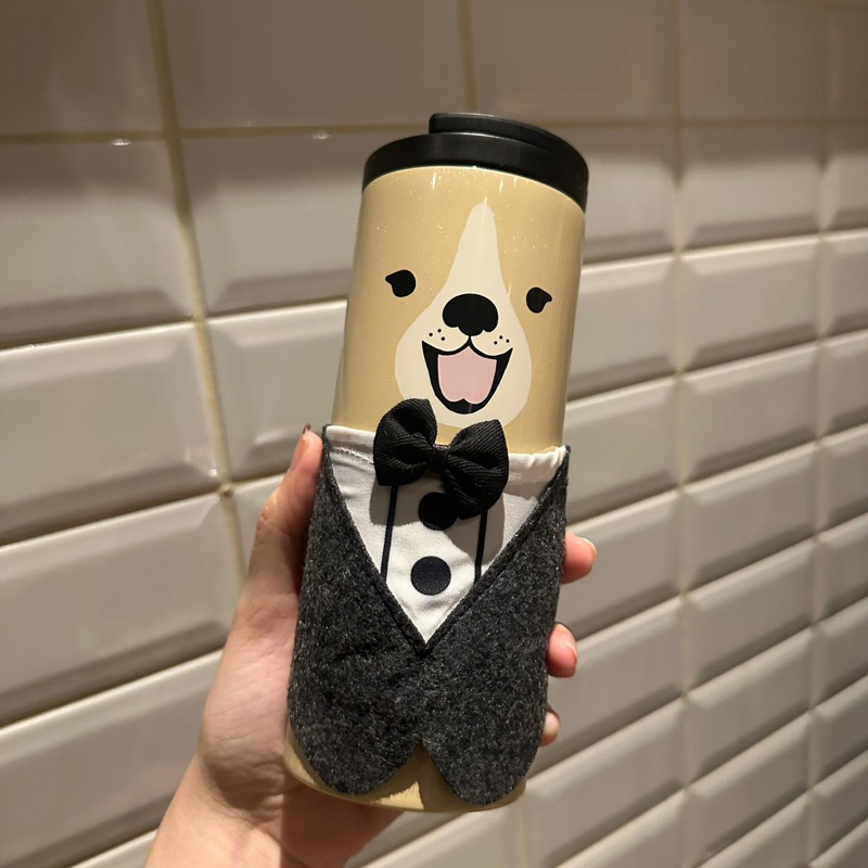 [Collector Need] RARE Tumbler Starbucks Tuxedo Year Of The Dog 2018 Edition