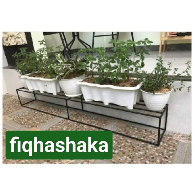 TERMURAH/STANDING POT PANJANG 1 METER/rak pot bunga//dudukan pot bunga