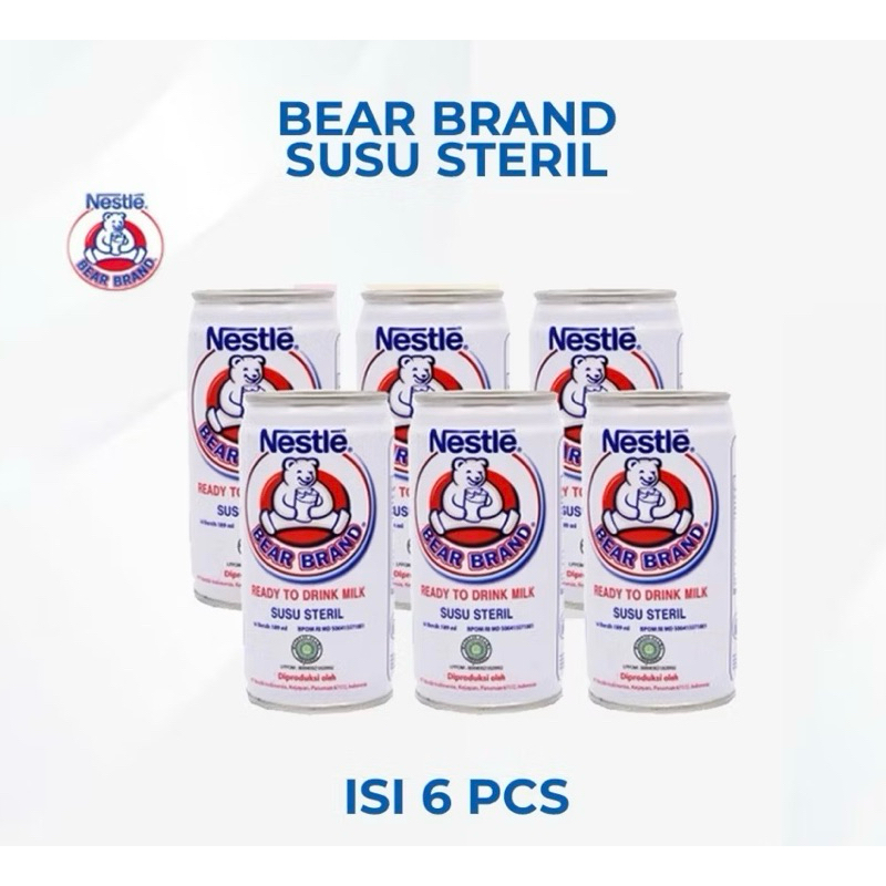 

ready stock susu bear brand paket hemat 6pcs 198ml