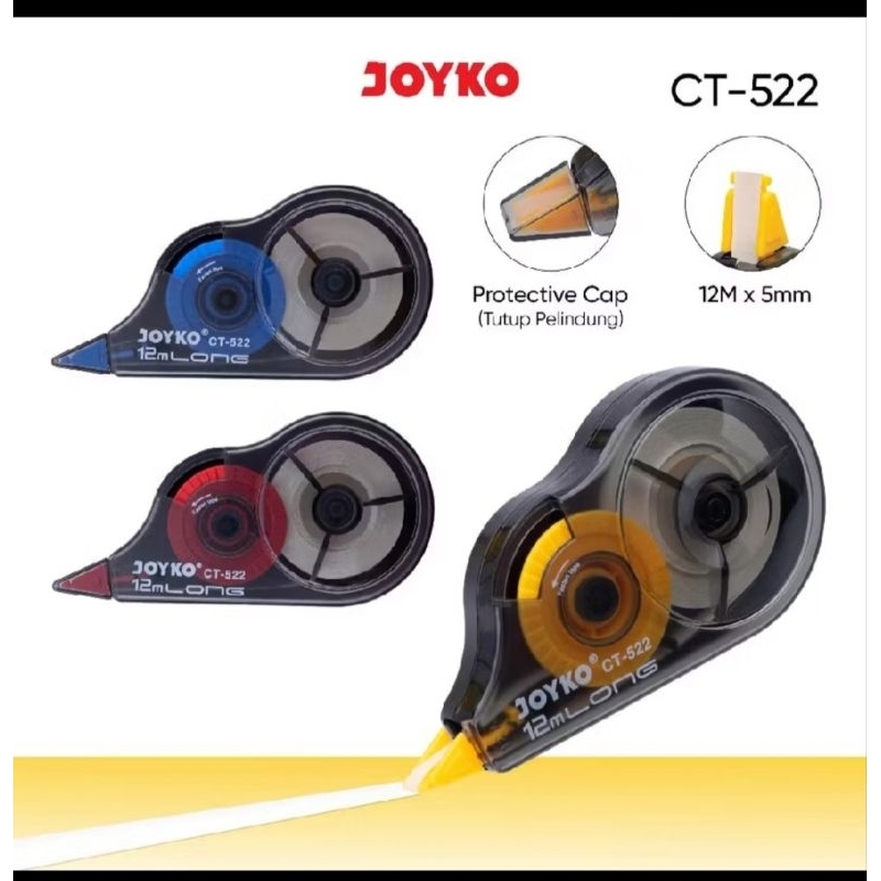 

Correction Tape / Pita Koreksi Joyko CT-522