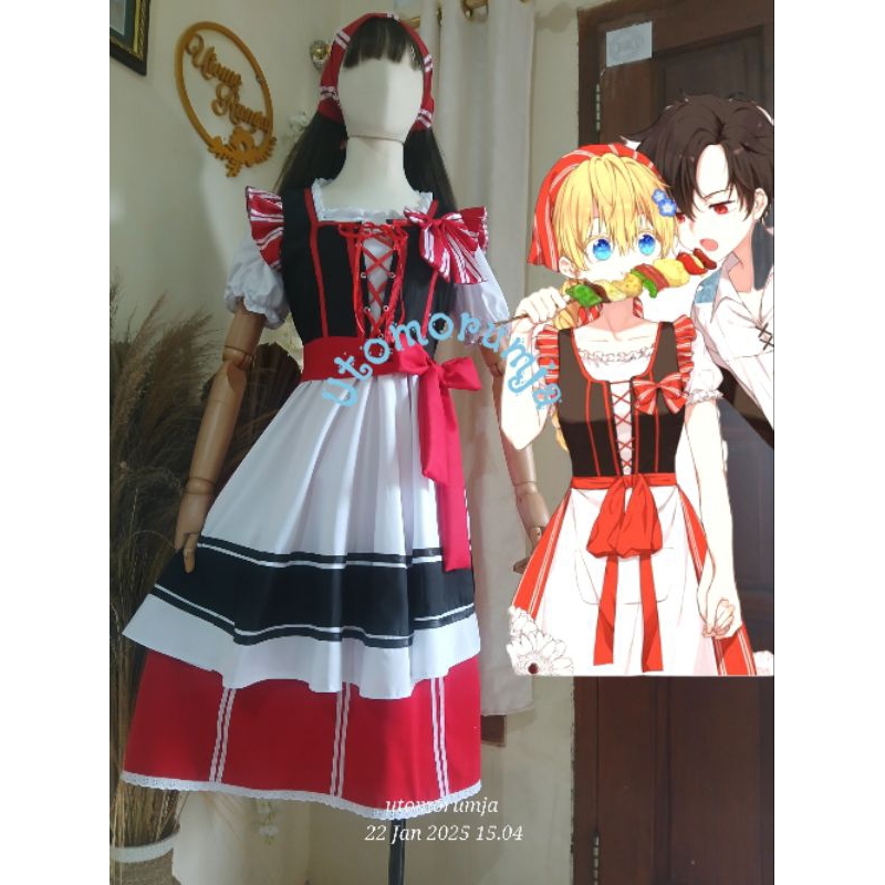 utomorumja kostum cosplay Suddenly I became a princess Athanasia