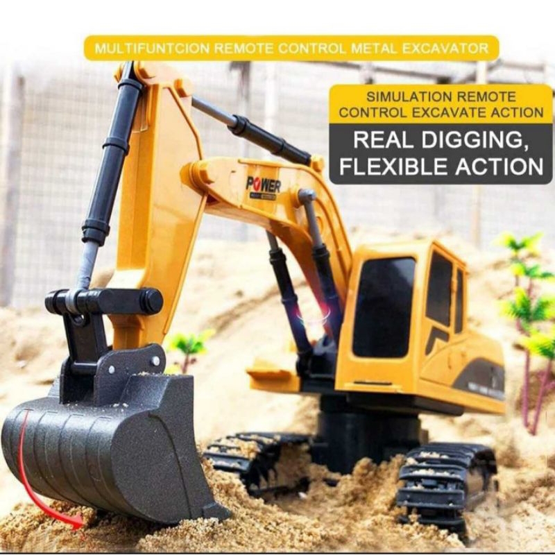 MAINAN ANAK MOBIL MOBILAN RC REMOT REMOTE KONTROL CONTROL EXAVATOR EXCAVATOR OFFROAD OFF ROAD 4WD 4 
